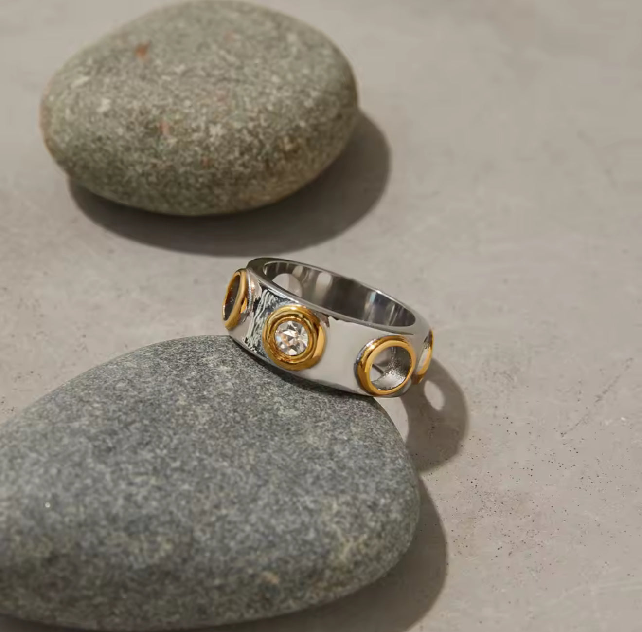 Portofino Luxe Mixed Metal Ring