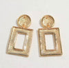 Geometric Gold  Earrings