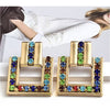 Gold-Tone Multi Color Earrings